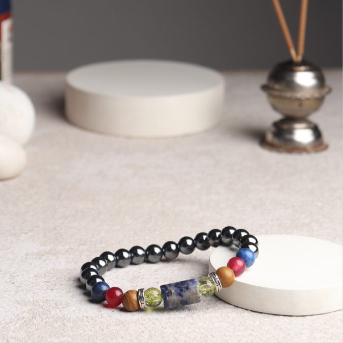 Capricorn Zodiac ( मकर राशि ) Luck, Power & Success Bracelet