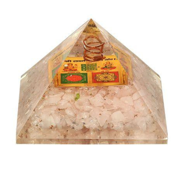 Sri Lakshmi Ganesh Yantra Pyramid For Wisdom & Prosperity