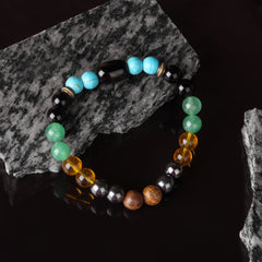 Natural Crystals Wealth Maker Good Luck Bracelet