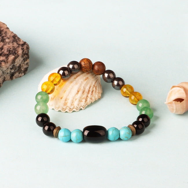 Natural Crystals Wealth Maker Good Luck Bracelet