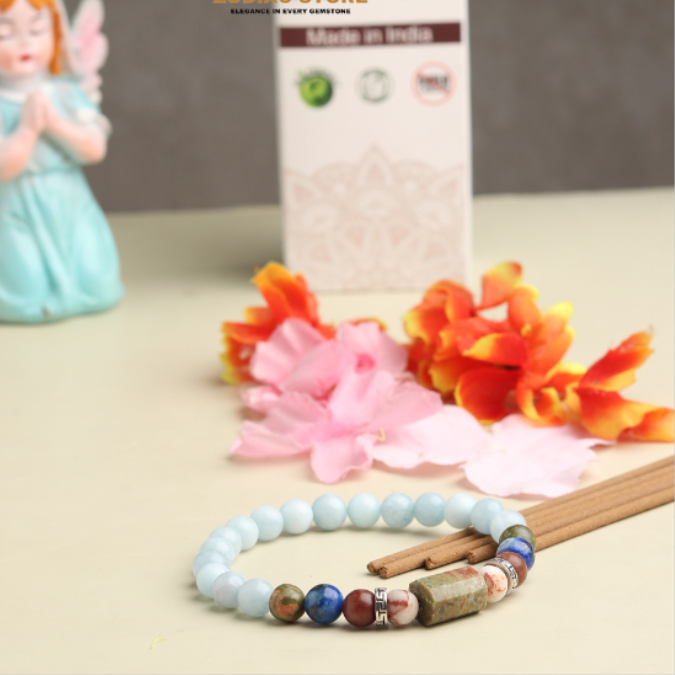 Gemini Zodiac ( मिथुन राशि ) Luck, Power & Success Bracelet