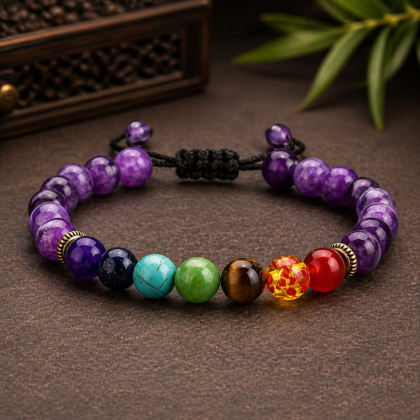 7 Chakra Amethyst Stone For Healing