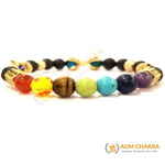 Natural 7 Chakra Stone Yantra Wealth Bracelet