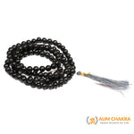 Natural Black Jasper Jap Mala